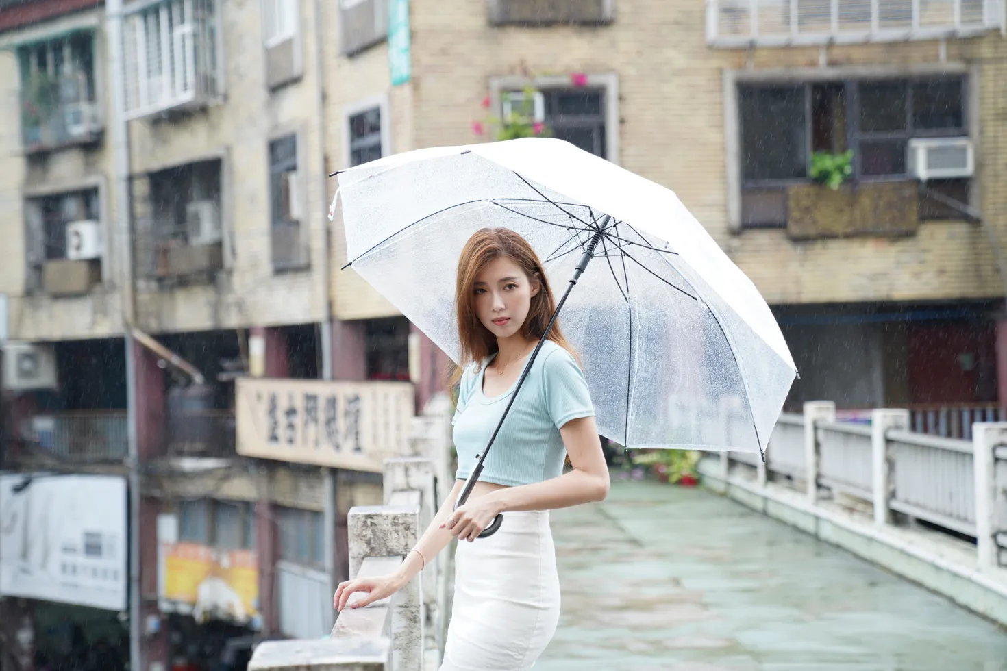 [Mzsock] NO.129 Liao Tingqi’s midriff-revealing short skirt shows off her beautiful legs street photography#[99P]-81