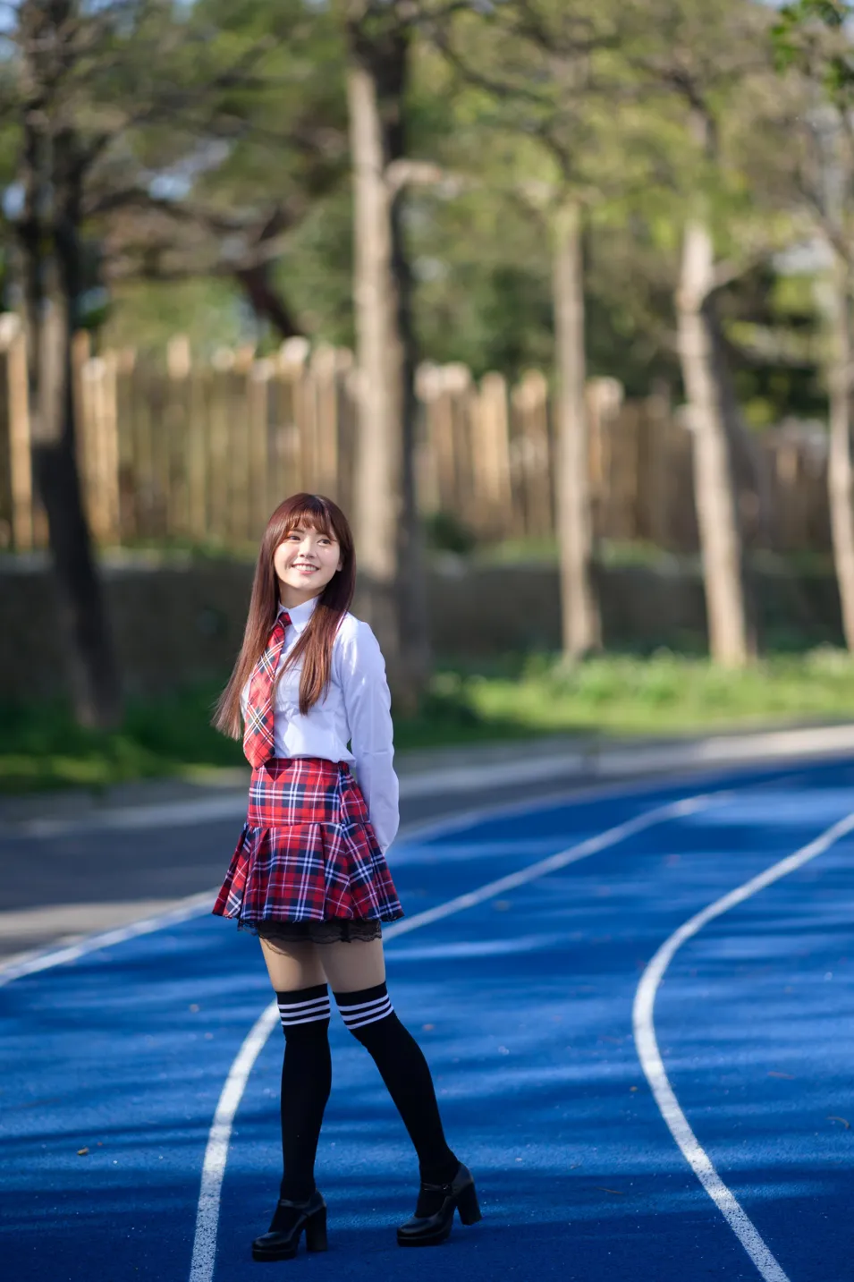 [Mzsock] NO.233 Student uniform high heels street photography#[105P]-103